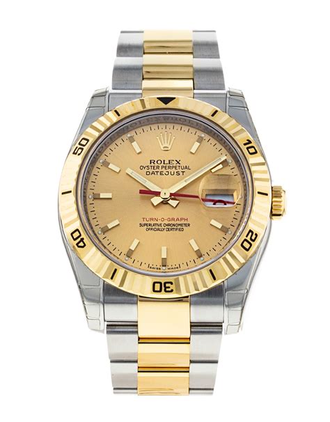 cinturino oro rolex turn o'graph vintage|rolex 116263.